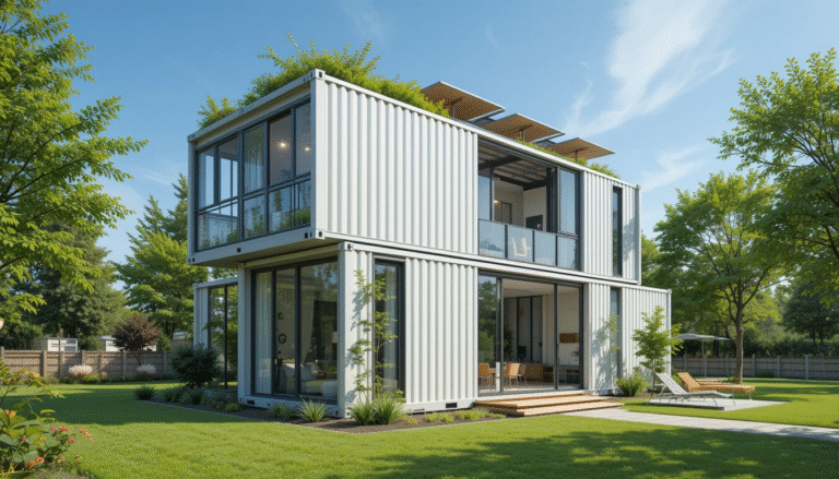 eco-friendly shipping container home