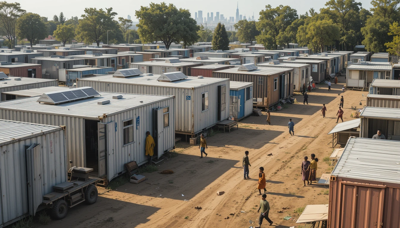 Refugee Container Housing